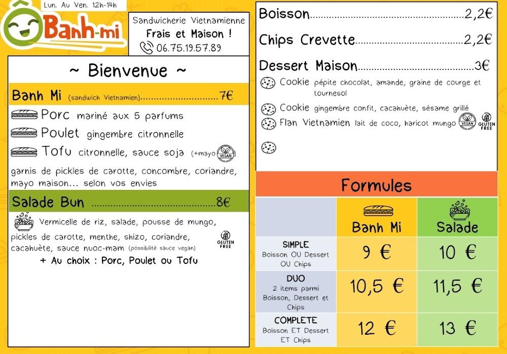 Ô Banh Mi - Menu Image 1
