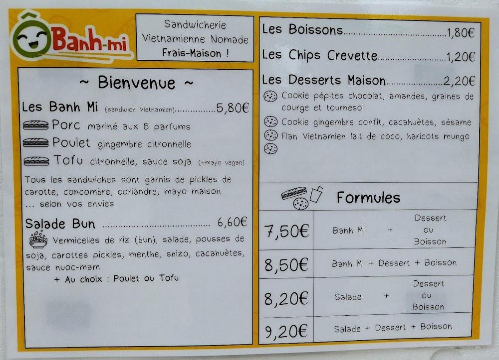 Ô Banh Mi - Menu Image 2